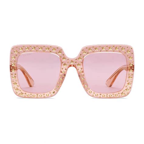 occhiali da sole rosa gucci|Occhiali da sole: Gucci Eyewear donna .